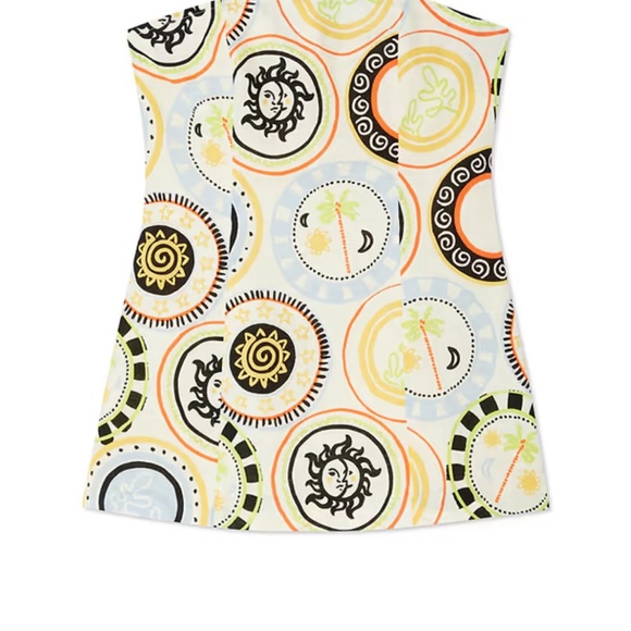 NEVER FULLY DRESSED CREAM MOSAIC PLATE SOL BANDEAU TOP - BNWT - US16 - Picture 6 of 12